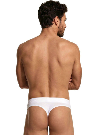 Xtremen 91257 Caleçons Homme String Confort Microfibre Lisse Couleur Blanc