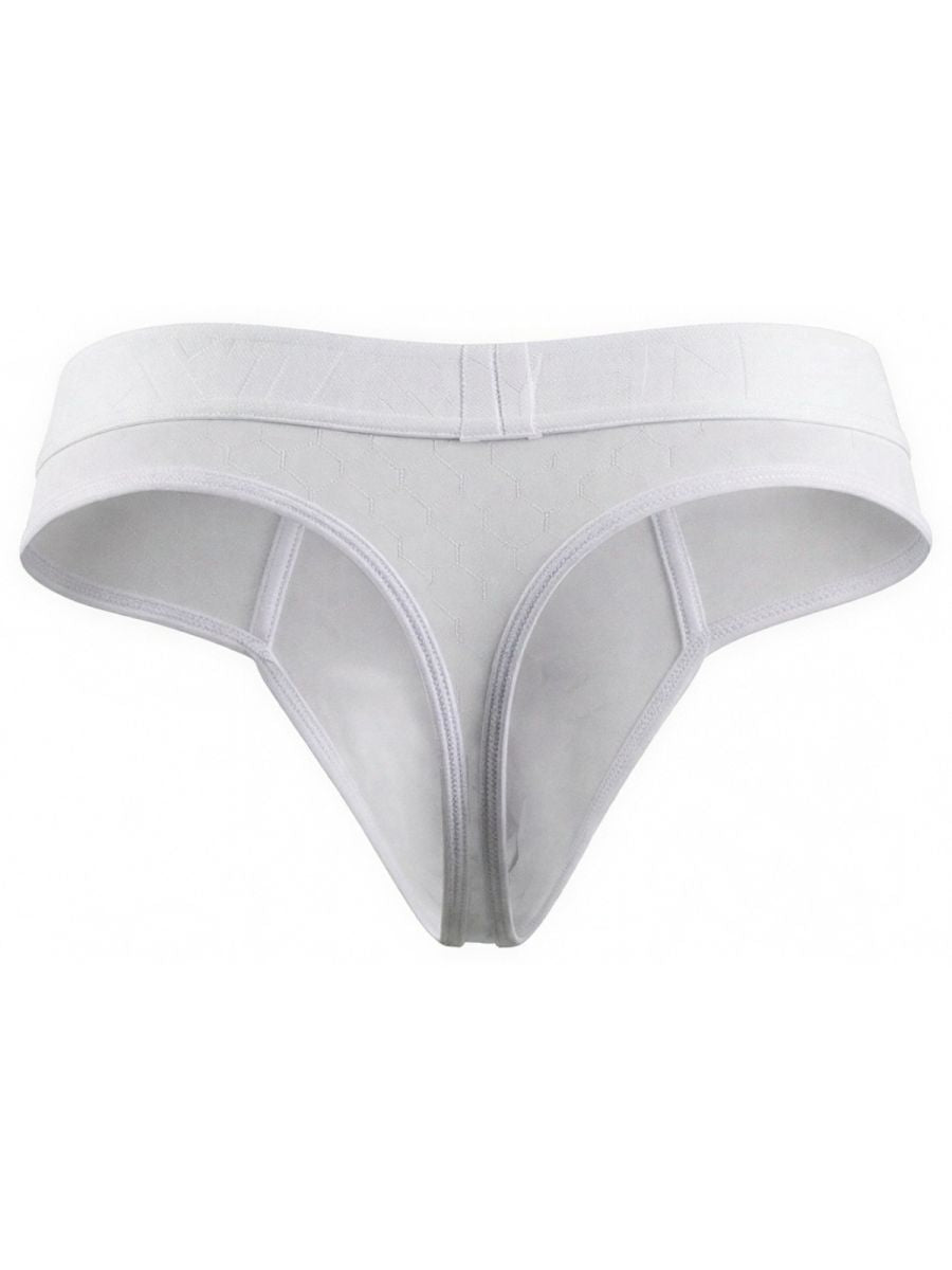 Xtremen 91257 Caleçons Homme String Confort Microfibre Lisse Couleur Blanc