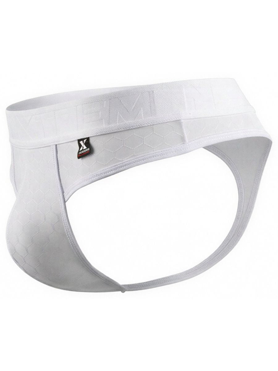 Xtremen 91257 Caleçons Homme String Confort Microfibre Lisse Couleur Blanc