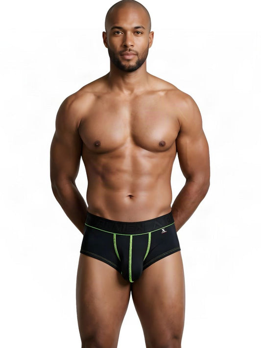 Xtremen 91259 Men's Underwear Sleek Microfiber Trunks Color Black