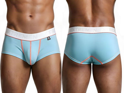 Xtremen 91259 Men's Underwear Sleek Microfiber Trunks Color Light Blue