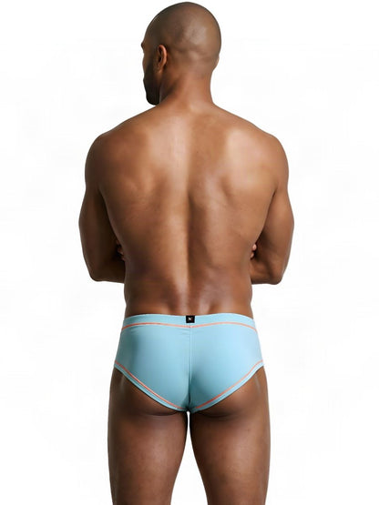 Xtremen 91260 Men's Underwear Modern Athletic Microfiber Briefs Color Light Blue