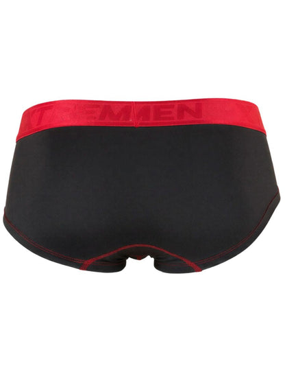 Xtremen 91273 Men's Underwear Sleek Athletic Microfiber Briefs Color Black