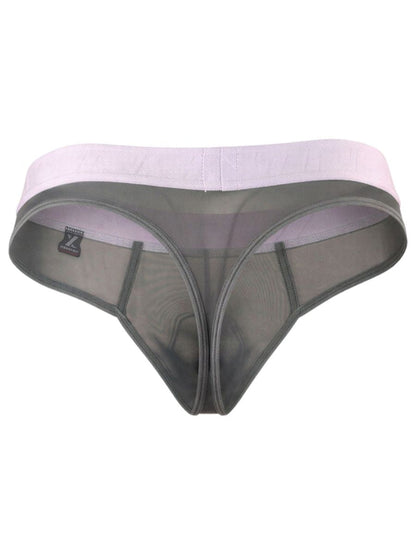 Xtremen 91278 Men's Underwear Breathable Microfiber Mesh Thongs Color Green