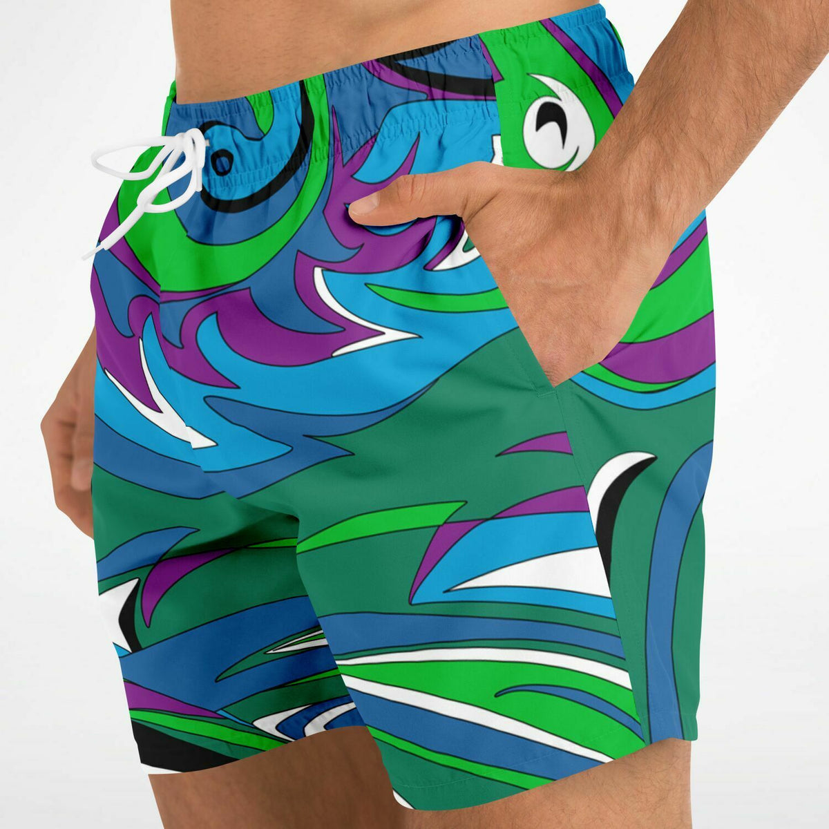 Maris Equi Mod Men's Retro Swim Shorts Trunks