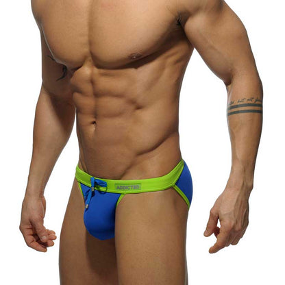 Maillot de bain bikini taille basse sexy Addicted bleu roi ADS065 taille M