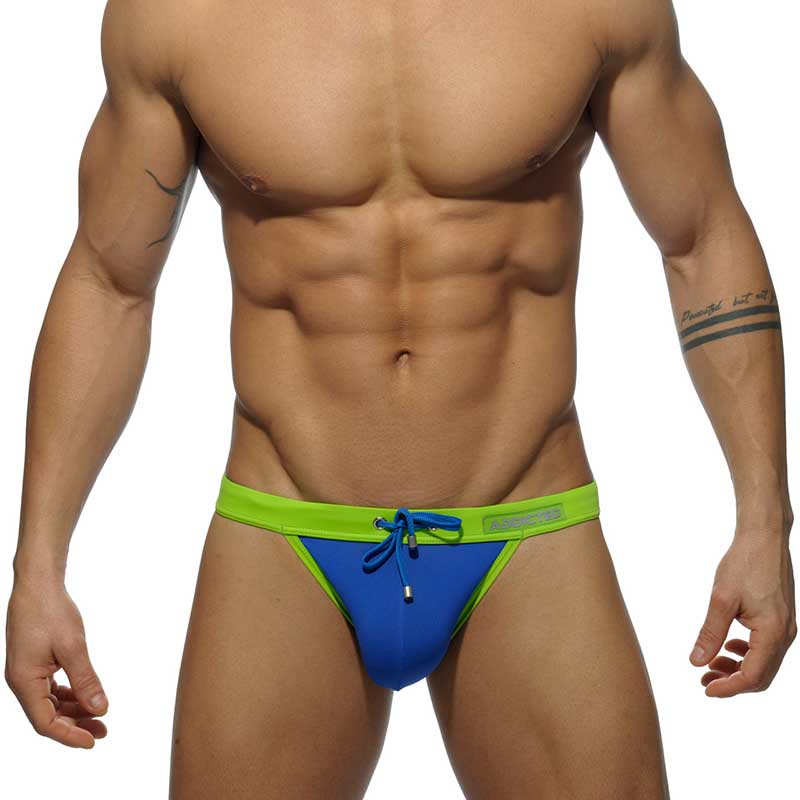 Maillot de bain bikini taille basse sexy Addicted bleu roi ADS065 taille M