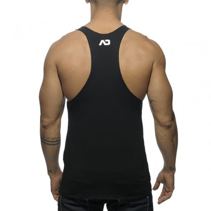 Débardeur Addicted pour homme avec motif dans le dos - Noir