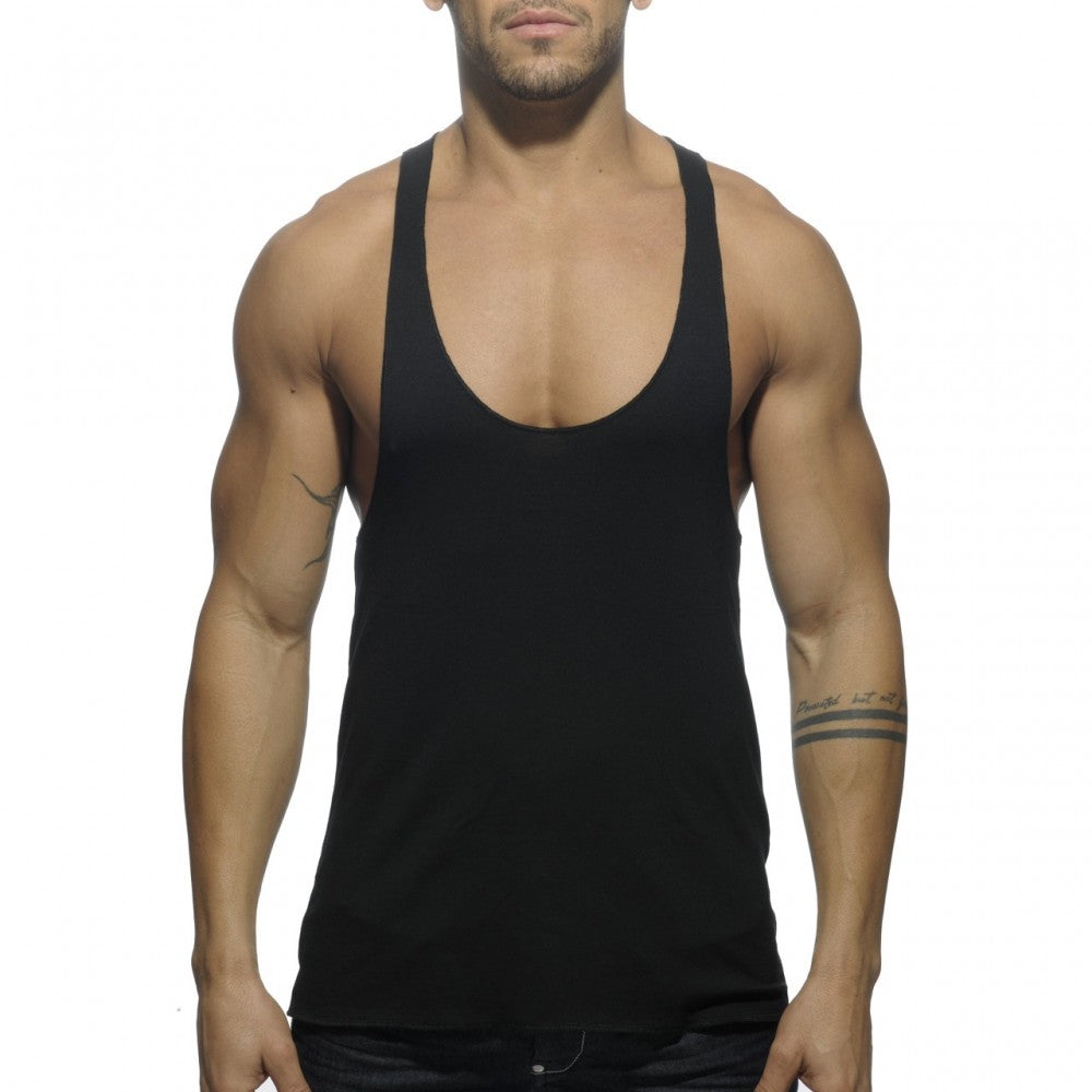 Débardeur Addicted pour homme avec motif dans le dos - Noir