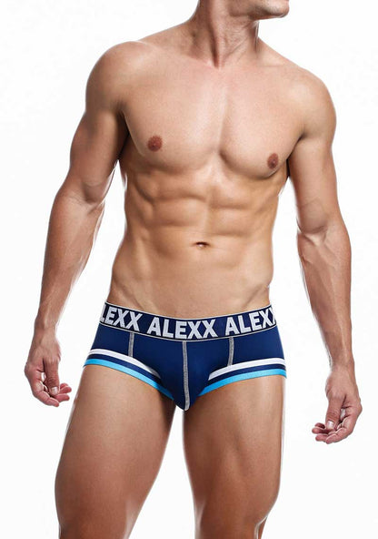 Alexx Underwear Gareth Jock Strap Unterwäsche, Marineblau, ALE007, Größe L