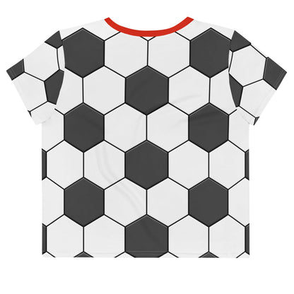 Maris Equi Men's Soccer Ball Crop Tee Shirt