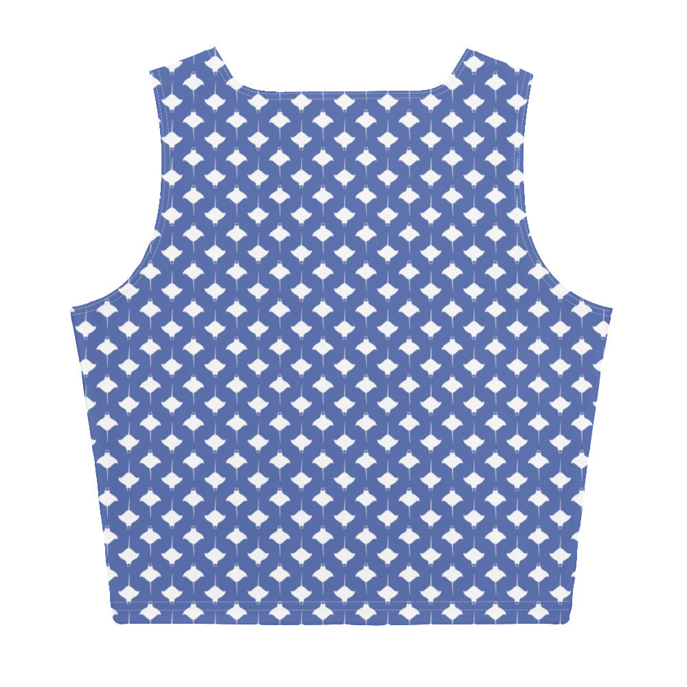 Maris Equi Manta Ray Men's Crop Tank Top