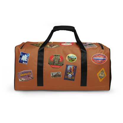 Maris Equi Men's Vintage Style World Travel Duffle