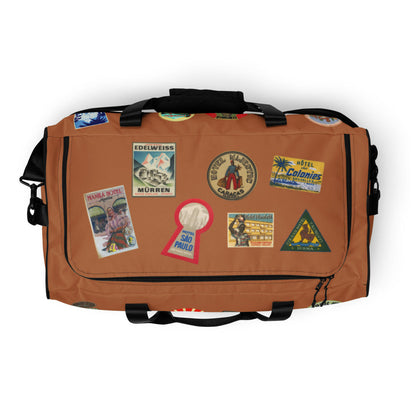 Maris Equi Men's Vintage Style World Travel Duffle
