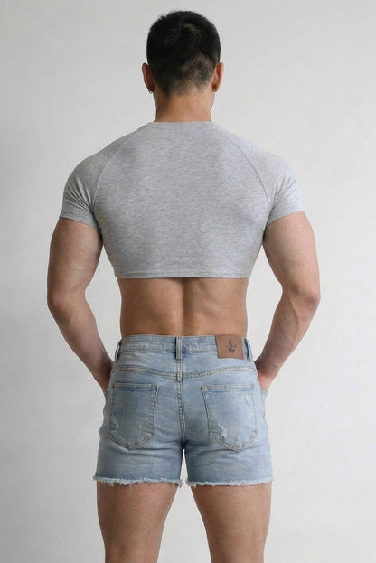 JJ Malibu Men's Muscle-Fit Crop Tee - JJ Verse