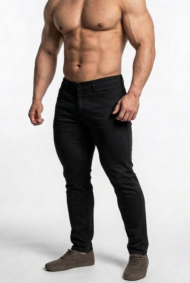 Jed North Men's Men's Fitted Chino Pants - Black