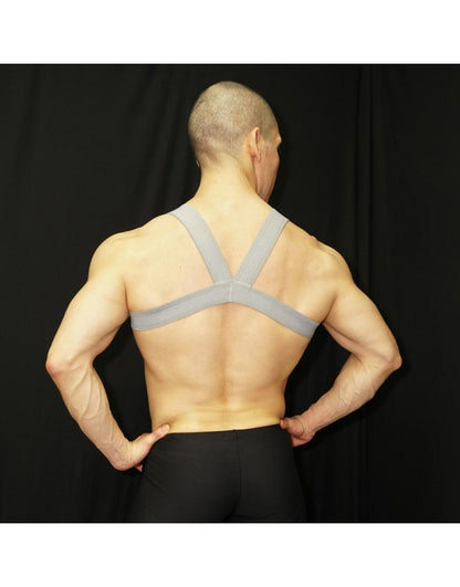 Arroyman Men's Body Chest Harness - Grey ARNS02