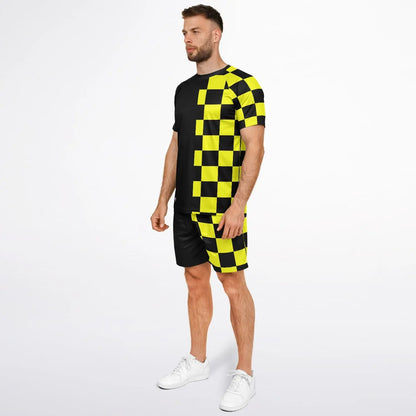 Maris Equi Men's Signals "STOP" Nautical Flag Inspired Shorts And Top Set