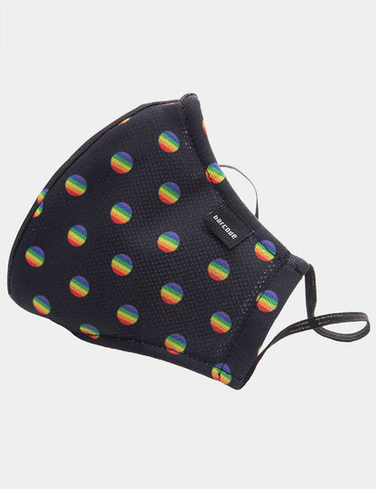 Barcode Berlin Major General Michelinho Unisex Maske Schwarz/Regenbogen 91800-184 Größe One Size