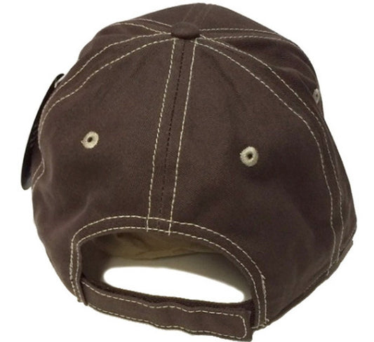 Ajaxx63 Bear Paw Logo Cap - Brown