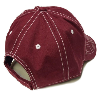 Ajaxx63 Bear Paw Logo Cap - Maroon