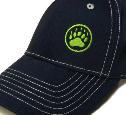 Ajaxx63 Bear Paw Logo Cap - Navy
