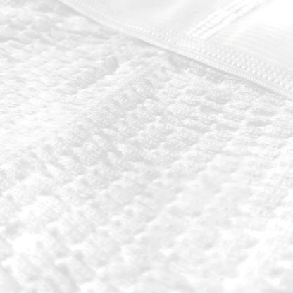 Big mans athletic supporter jockstrap with white plush terry cloth towel and subtle woven border