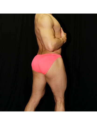 Arroyman Men's Bikini Buns Underwear - Neon Pink BNS032M