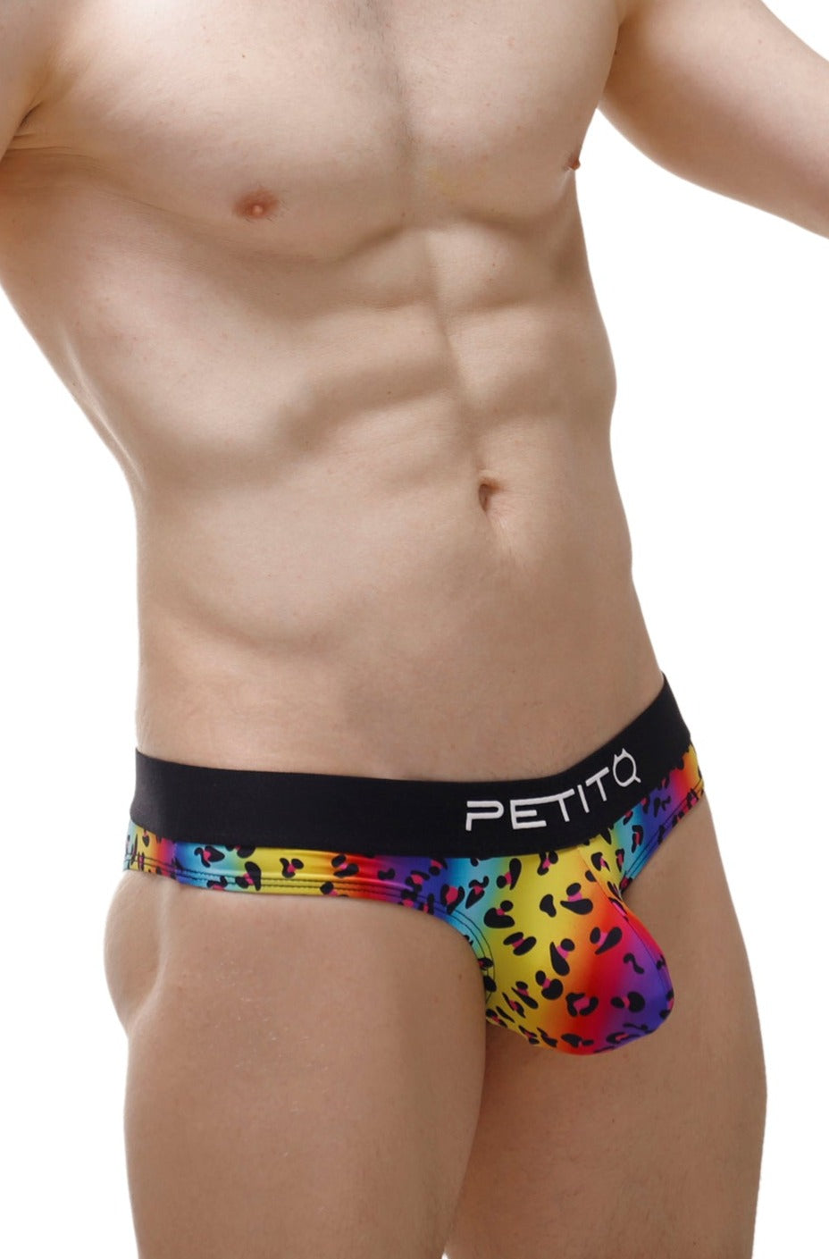 Bikini Capri Protruder Léopard Arc-en-ciel