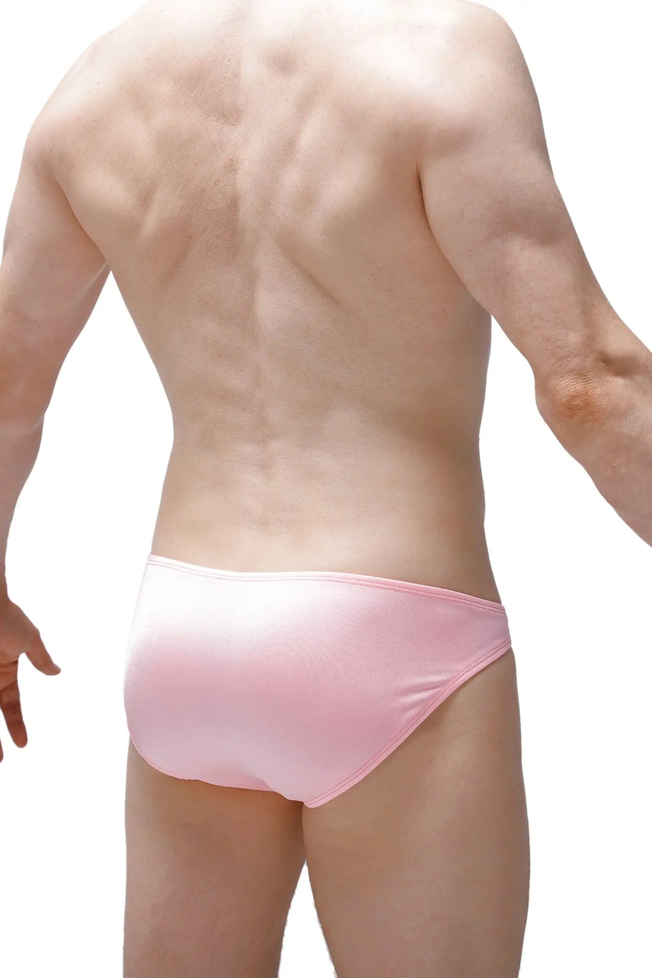 Pink satin briefs bikini chillax joe pink featuring smooth satin fabric and a bikini style for comfortable wear