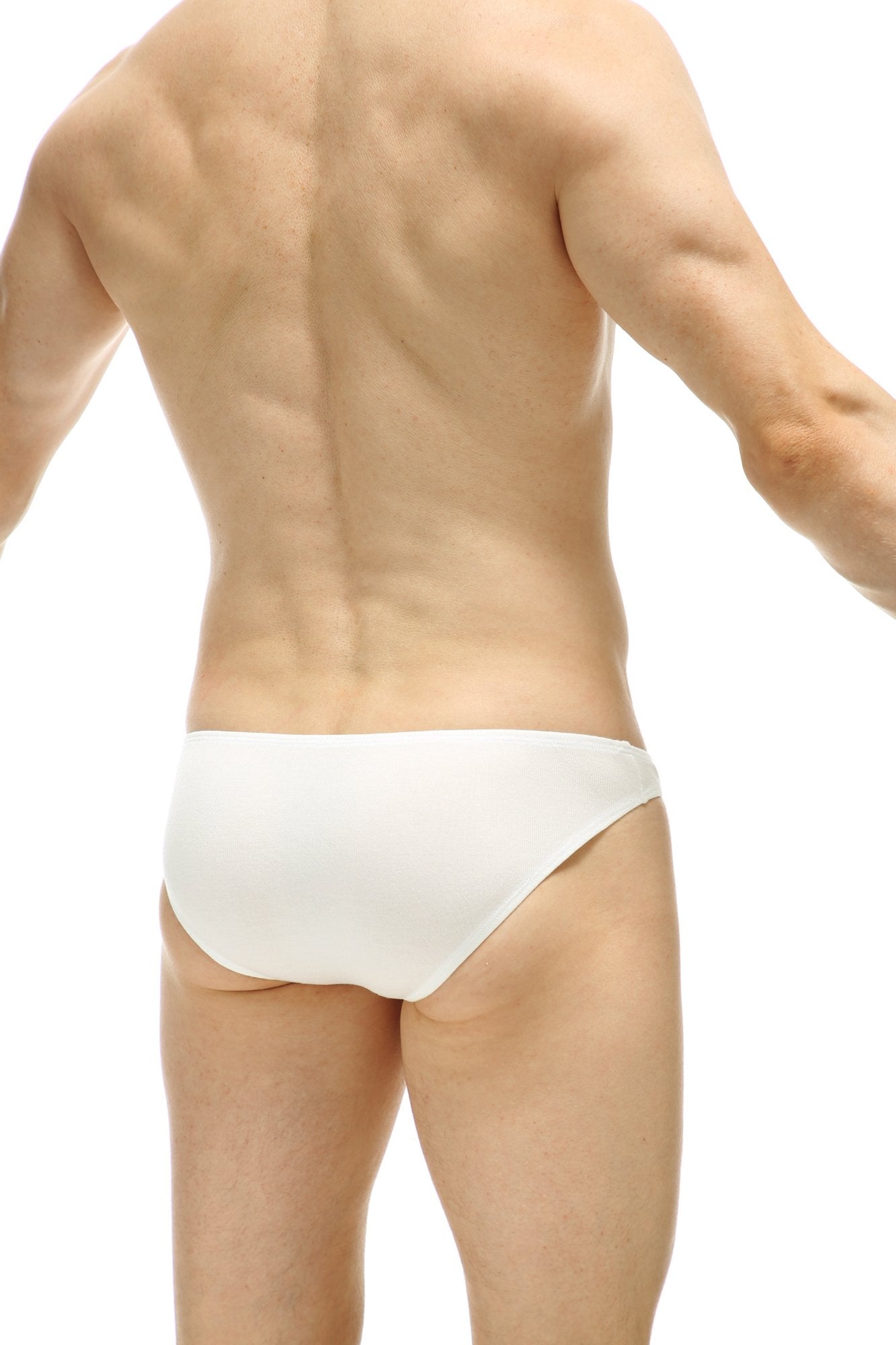 White briefs bikini colline organic bamboo white with smooth seamless design for comfortable everyday wear