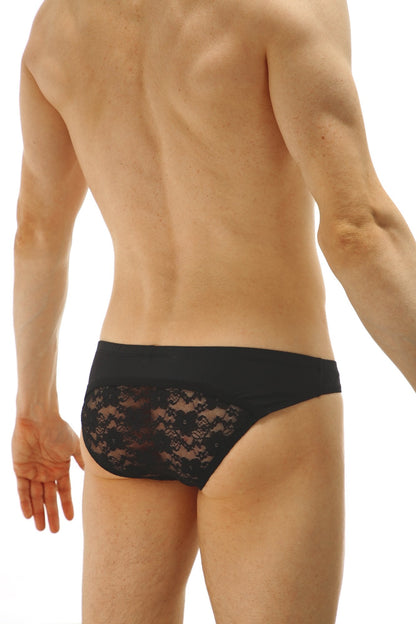 Bikini Litz Dentelle Noir