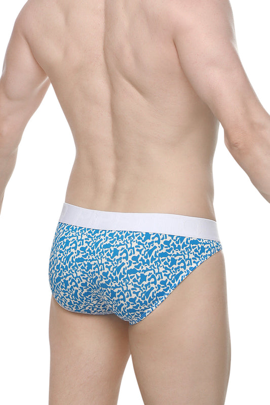 PetitQ Men's Bikini Mega Bulge Reef Blue