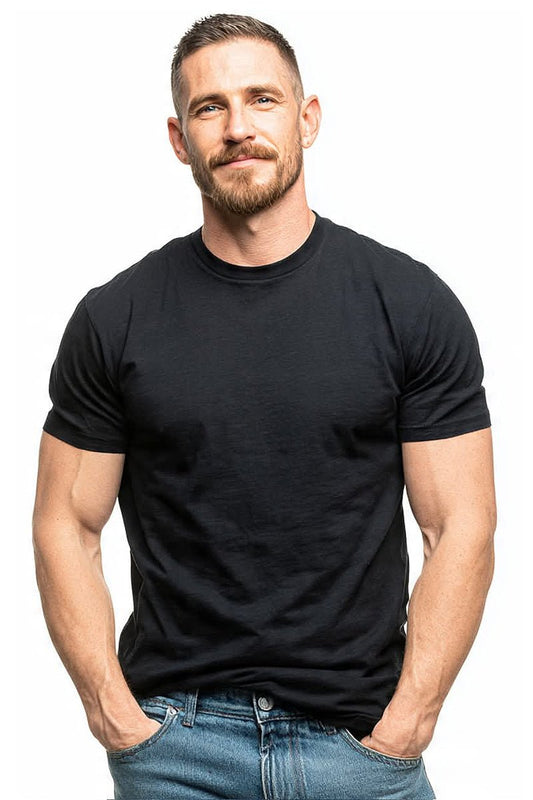Ajaxx63 Black Athletic Tri-blend Barefront