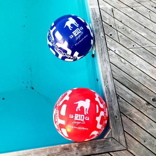 CA-RIO-CA BEACH BALL 24" - Red or Blue -