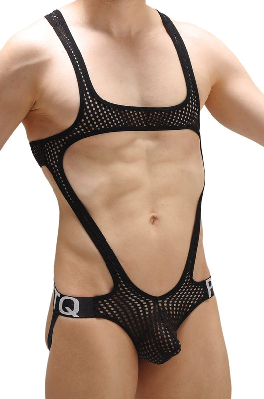 PetitQ Men's Body Jockstring Oze Durtol Black