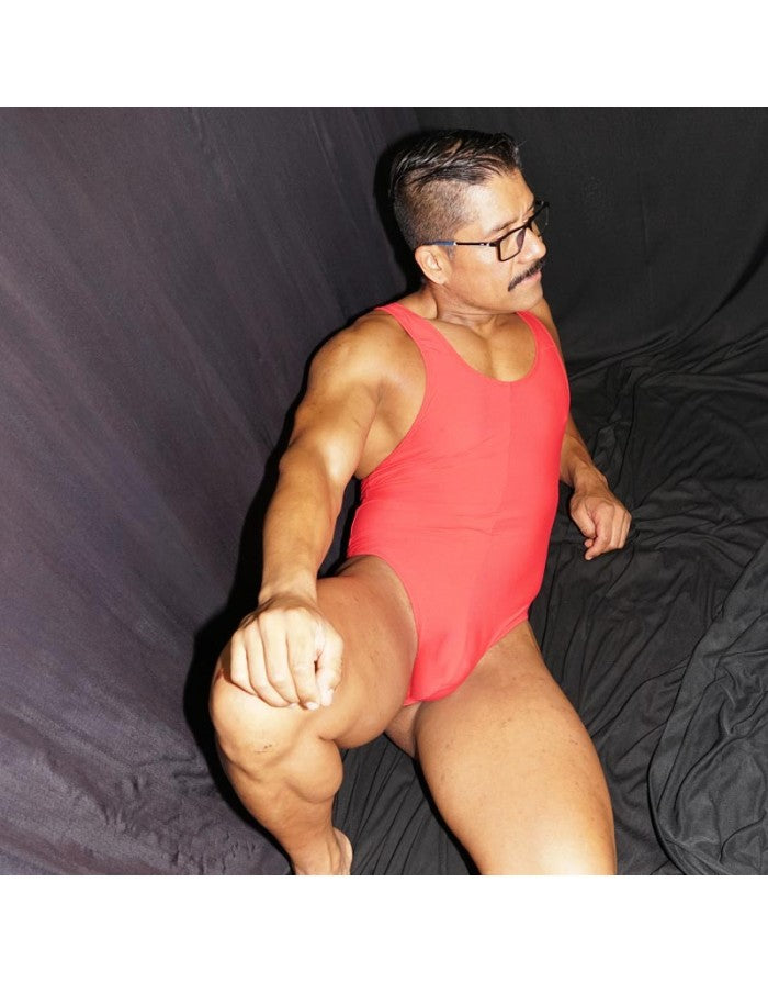 Body string rouge pour homme Arroyman BY13M