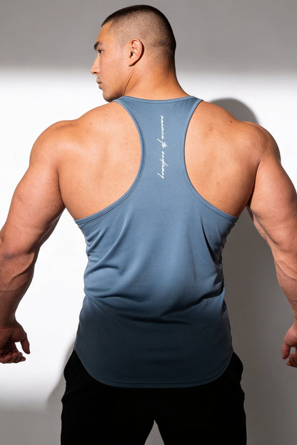 Jed North Men's Fast-Dry Bodybuilding Workout Stringer - Gray