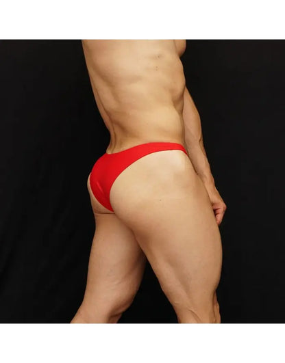 Arroyman Men's Bodybuilding Posing Suit - Red FSC009S