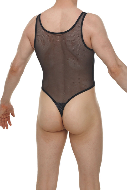 PetitQ Bodythong Pencran Mesh Black