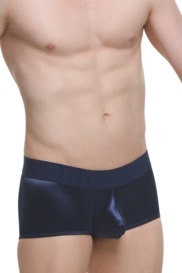 PetitQ Boxer Cessoin Satin Midnight Blue