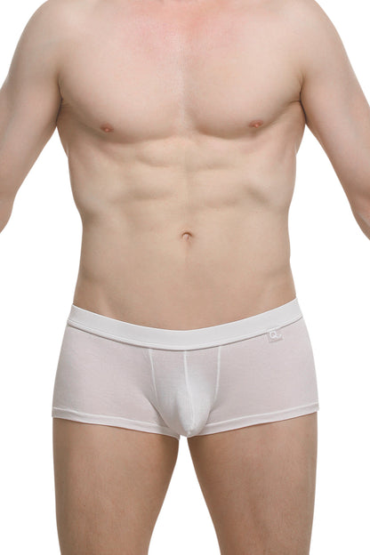 PetitQ Men's Boxer Colline Bamboo White