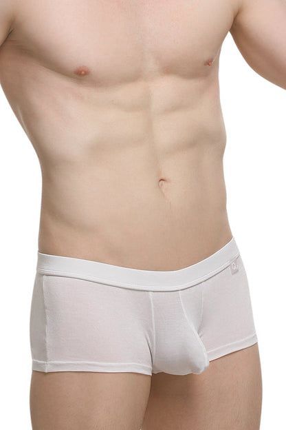 PetitQ Men's Boxer Colline Bamboo White