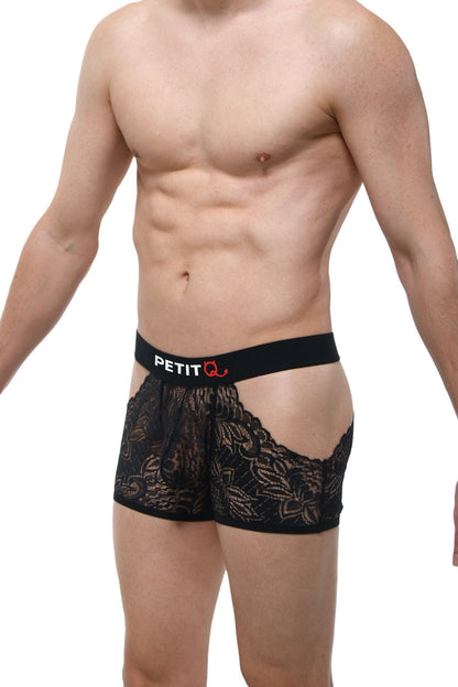 Boxer Dentelle Trévoux Noir