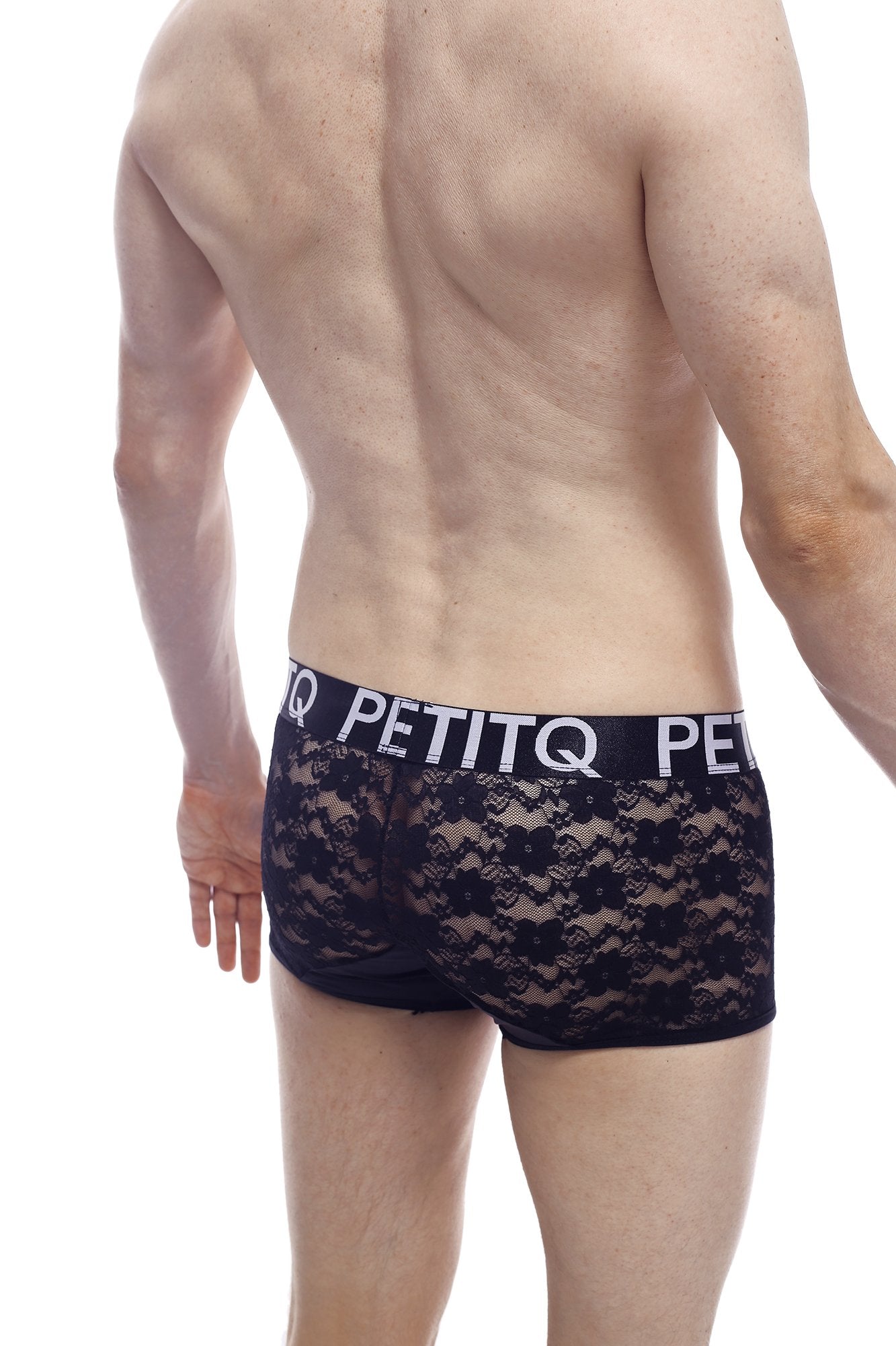 Boxer Dentelle Percey Noir