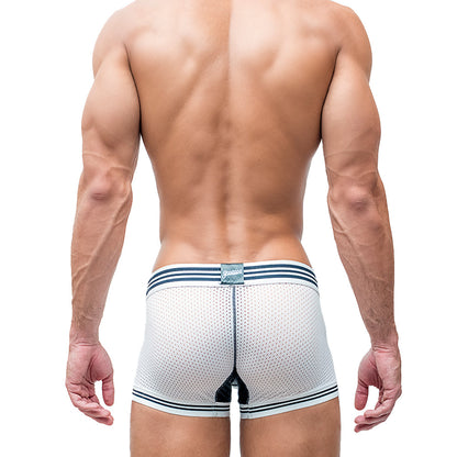 CA-RIO-CA Gostoso Underwear – Mesh Boxerbriefs Weiß