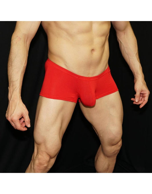 Arroyman Men's Red Viscose Boxer Underwear MINI019M