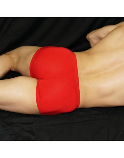 Arroyman Men's Red Viscose Boxer Underwear MINI019M
