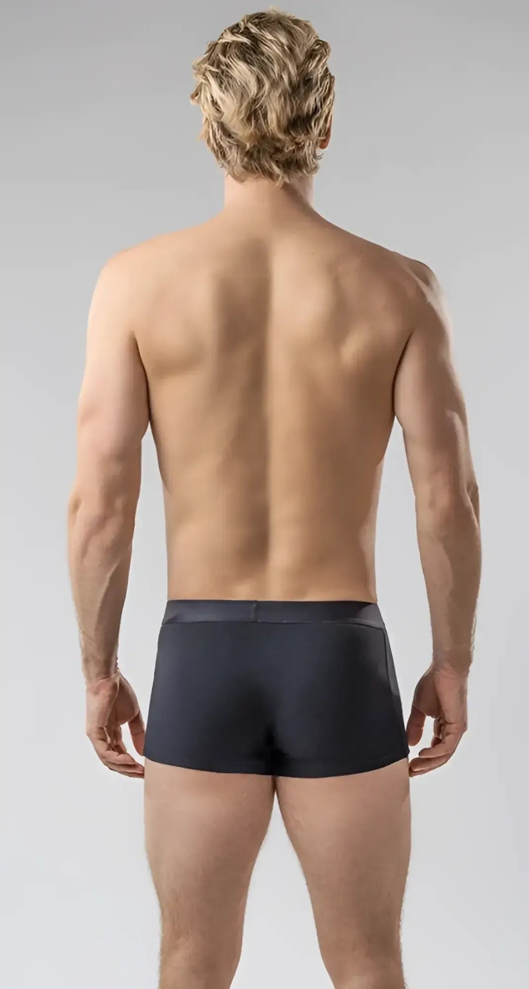 Dark navy boyshorts boxer briefs with smooth fitted design for comfortable everyday wear