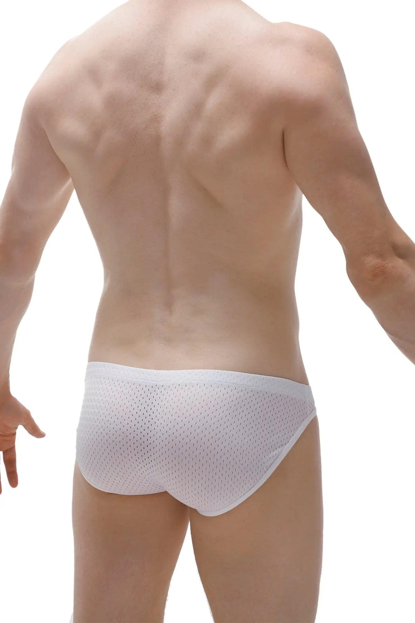 Brief losne white white mesh briefs with a snug form-fitting design for comfortable daily wear